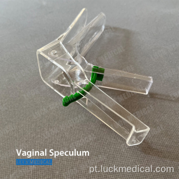 Especulum vaginal estéril descartável médico